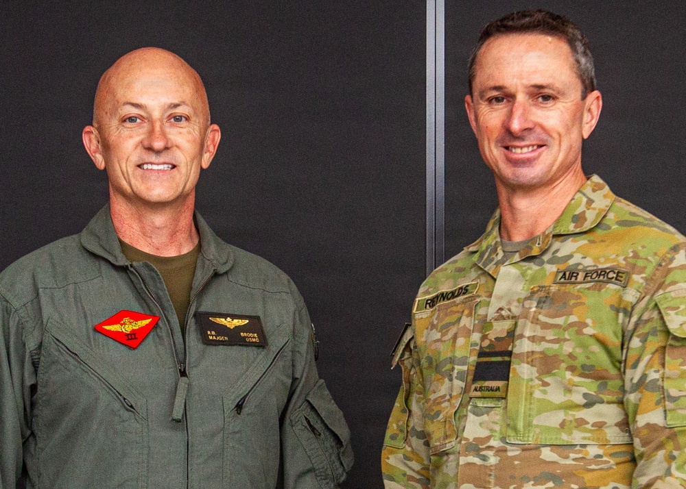 3rd MAW CG Meets with Royal Australian Air Force Air Warfare Center