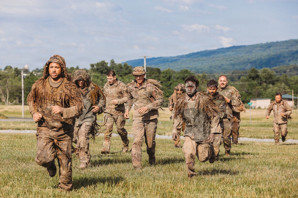 1-112th Infantry Recon squads conduct ‘ghille wash’ training event