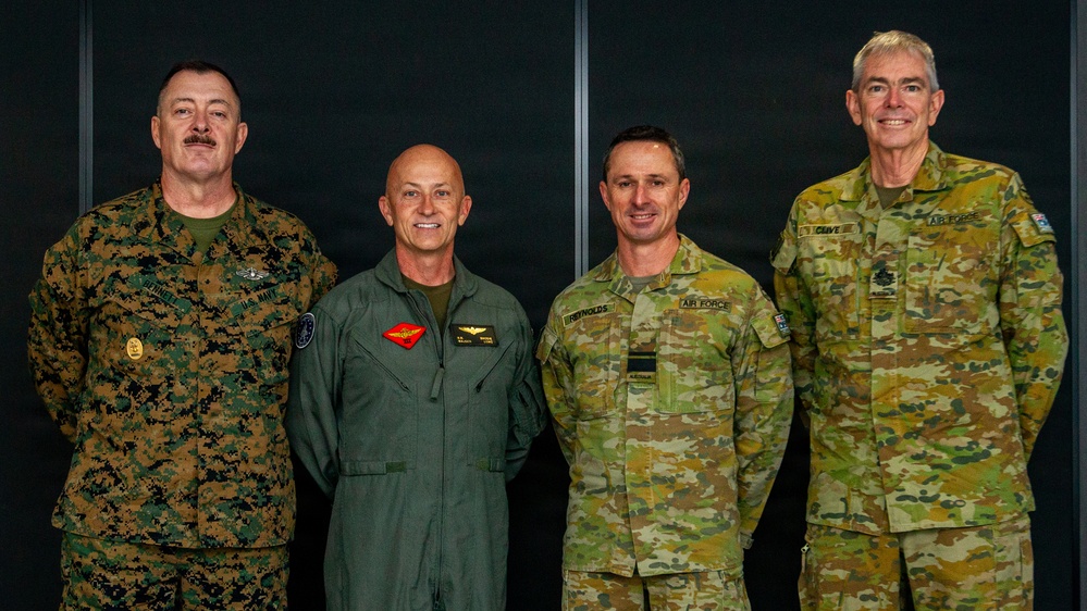 3rd MAW CG Meets with Royal Australian Air Force Air Warfare Center