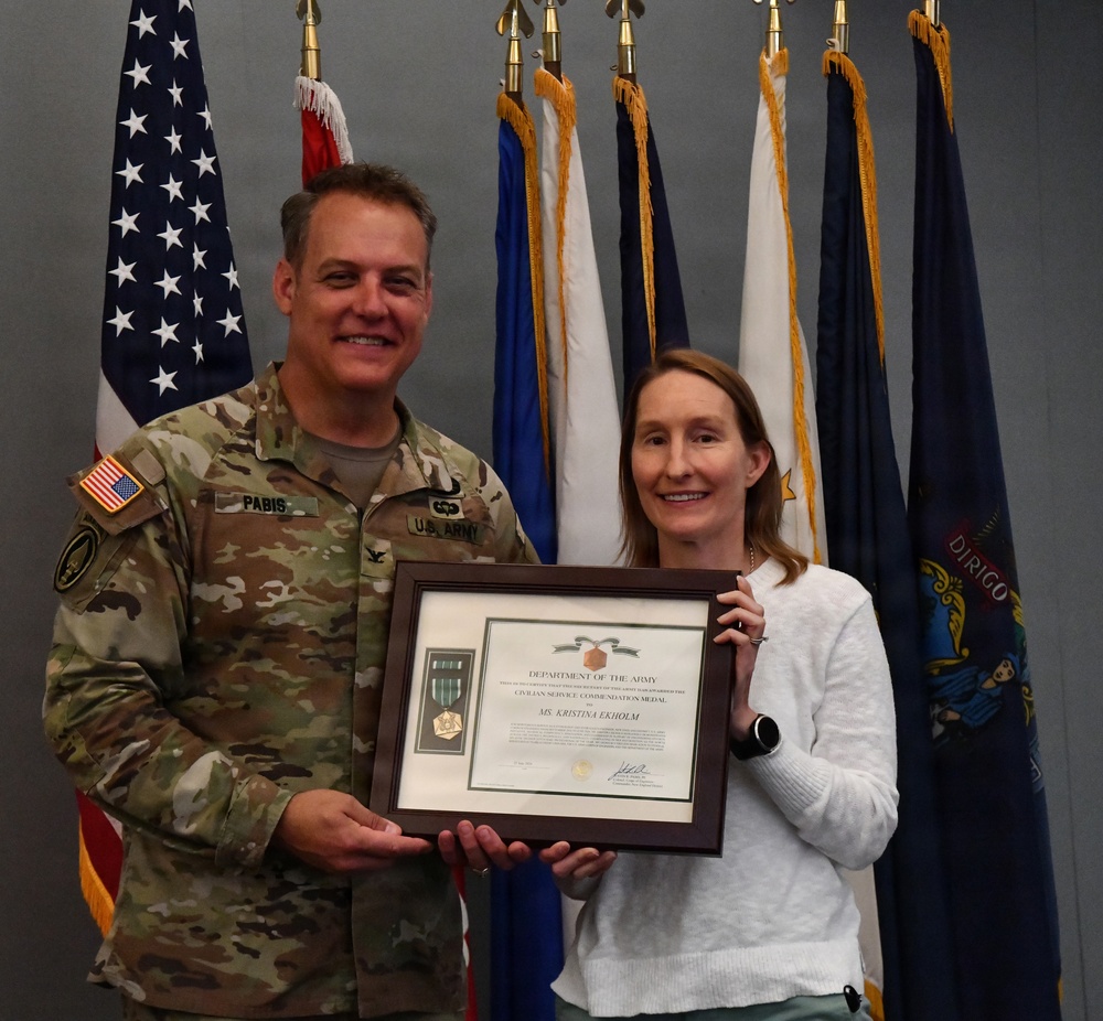 New England District Hydrology Chief Honored with Civilian Service Commendation Medal