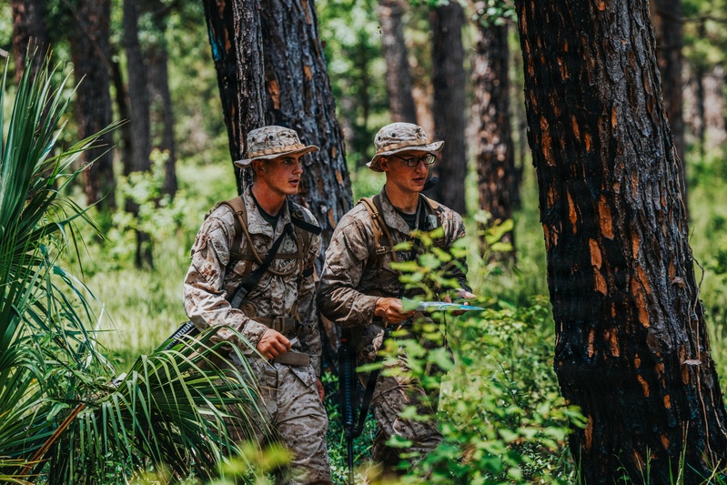 Alpha Company Land Navigation