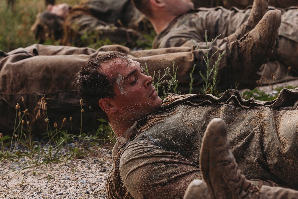 1-112th Infantry Recon squads conduct ‘ghillie wash’ training event