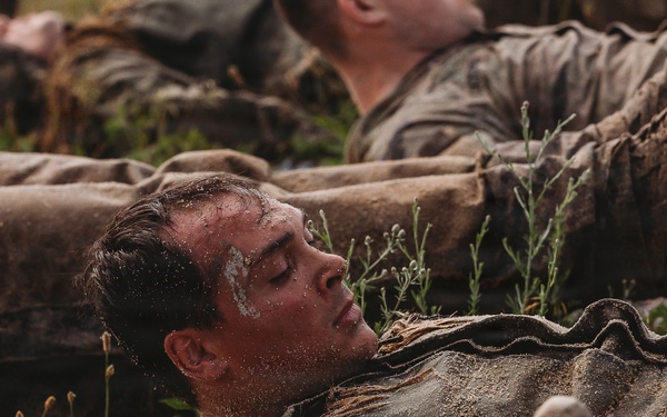 1-112th Infantry Recon squads conduct ‘ghillie wash’ training event