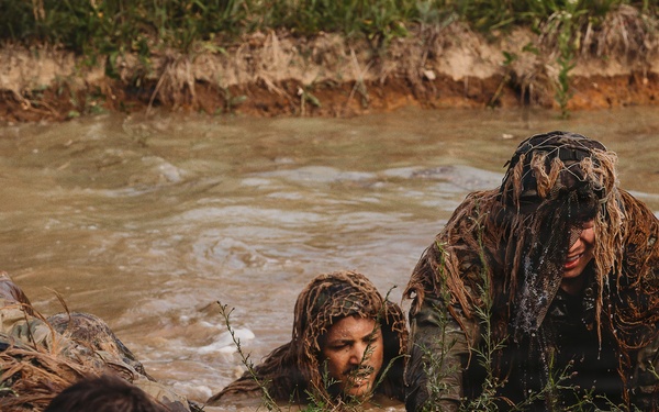 1-112th Infantry Recon squads conduct ‘ghillie wash’ training event