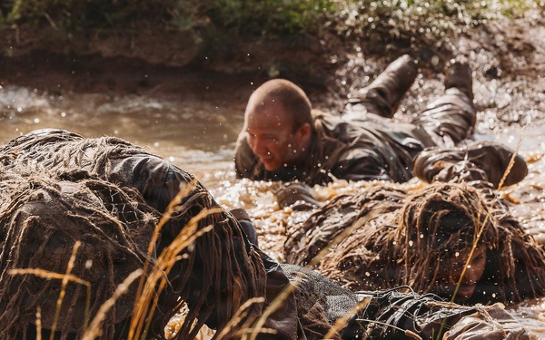 1-112th Infantry Recon squads conduct ‘ghillie wash’ training event