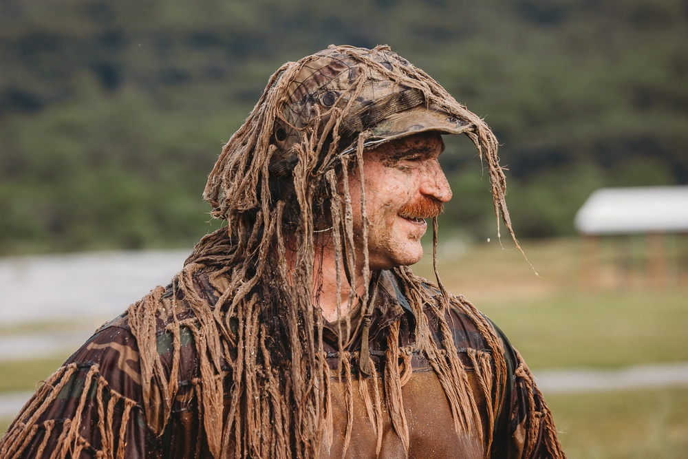 1-112th Infantry Recon squads conduct ‘ghillie wash’ training event