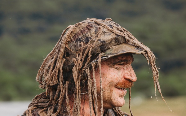 1-112th Infantry Recon squads conduct ‘ghillie wash’ training event