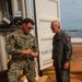 3rd MAW CG Meets with Marine Rotational Force-Darwin Marines