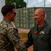 3rd MAW CG Meets with Marine Rotational Force-Darwin Marines