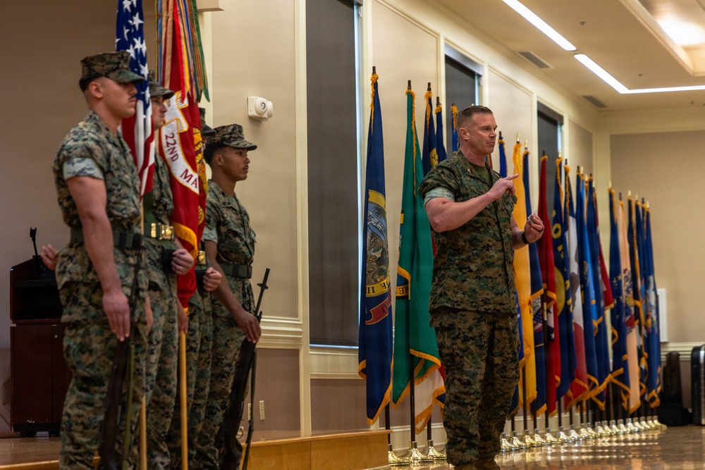 22nd MEU Change of Command Ceremony
