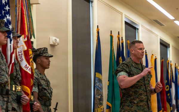 22nd MEU Change of Command Ceremony