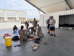 Bulldog Brigade medical leaders conduct heat illness and injury control training