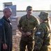 3rd MAW CG Meets with Marine Rotational Force-Darwin Marines