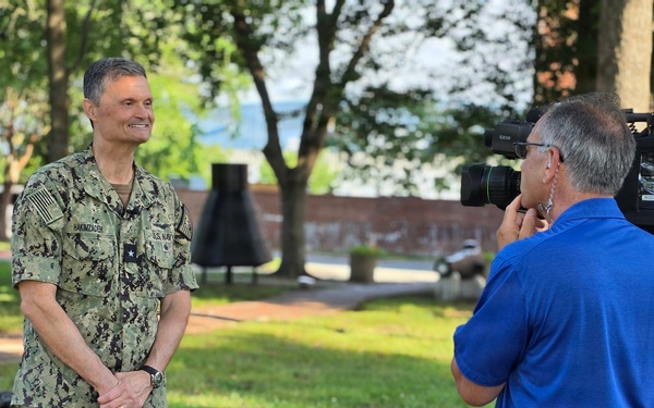 Rear Adm. Hakimzadeh Speaks with Wavy 10 Regarding America's Birthday and Norfolk Naval Shipyard