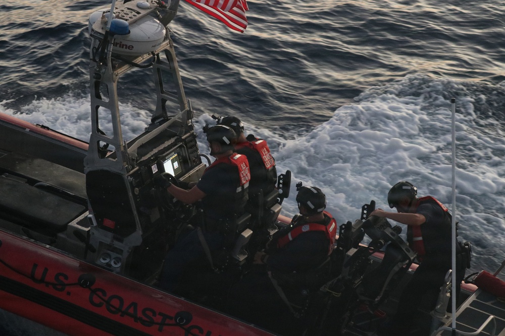 Coast Guard Cutter Bear returns home following a counter-narcotic patrol in the Eastern Pacific Ocean