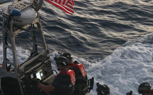 Coast Guard Cutter Bear returns home following a counter-narcotic patrol in the Eastern Pacific Ocean