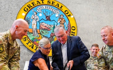 Idaho Army National Guard dedicates new readiness center to Gov. Kepthorne.