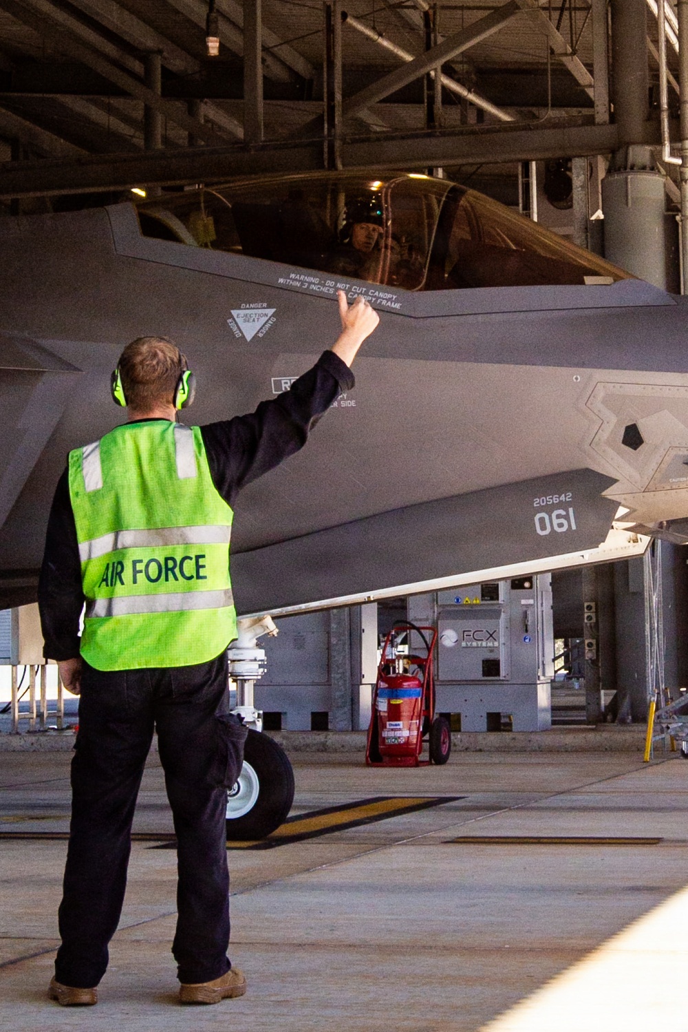 3rd MAW CG flies RAAF F-35A for Air Warfare Instructor Course