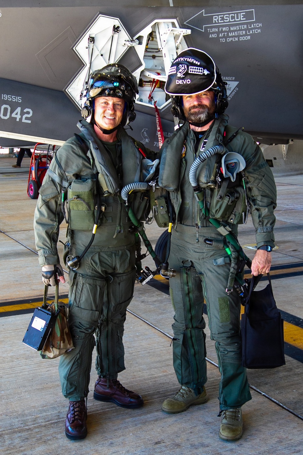 3rd MAW CG flies RAAF F-35A for Air Warfare Instructor Course