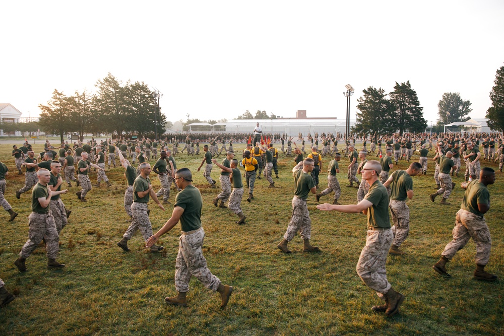 Alpha Company conducts O Course