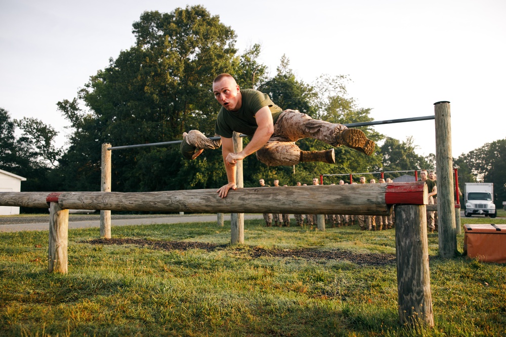 Alpha Company conducts O Course