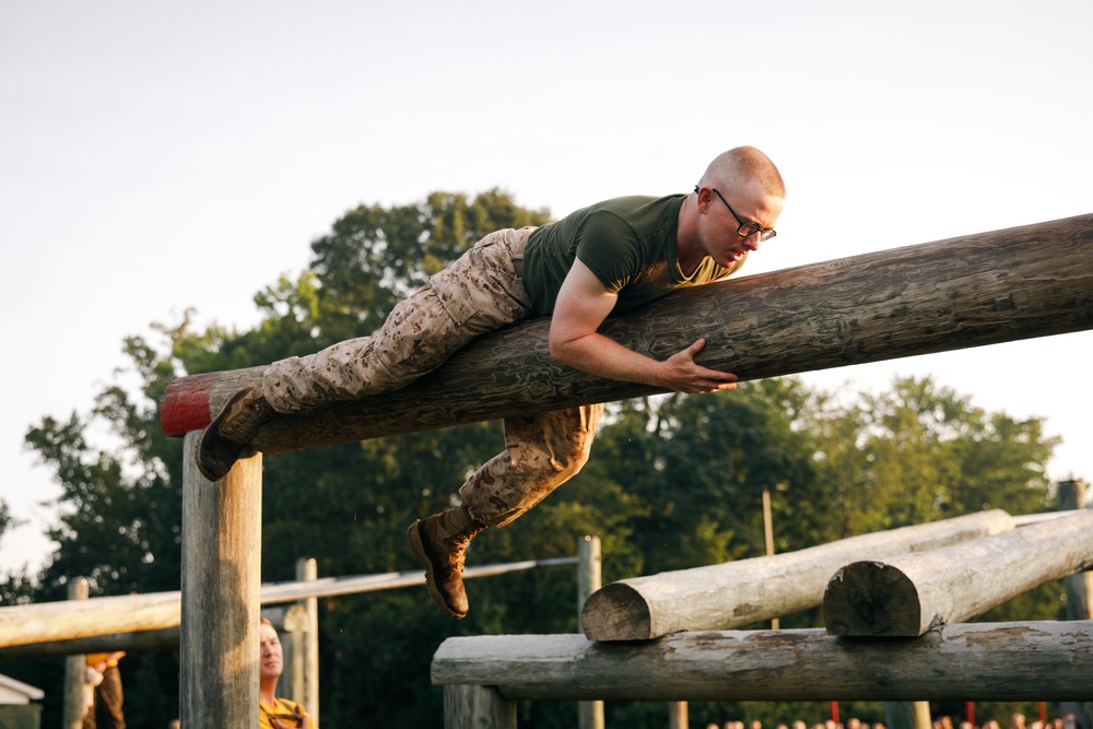 Alpha Company conducts O Course