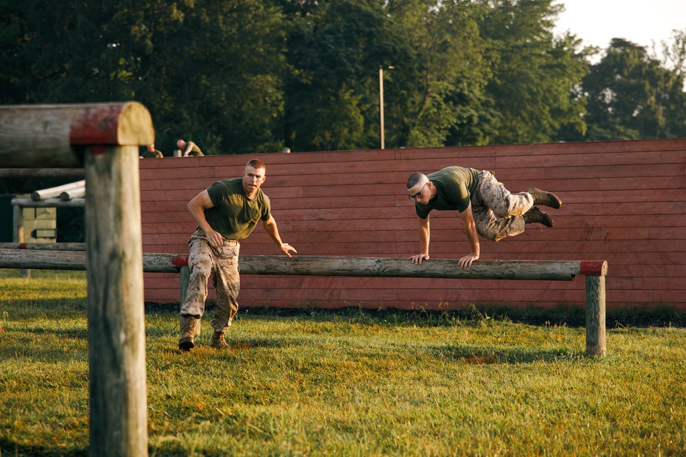 Alpha Company conducts O Course