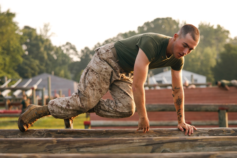 Alpha Company conducts O Course