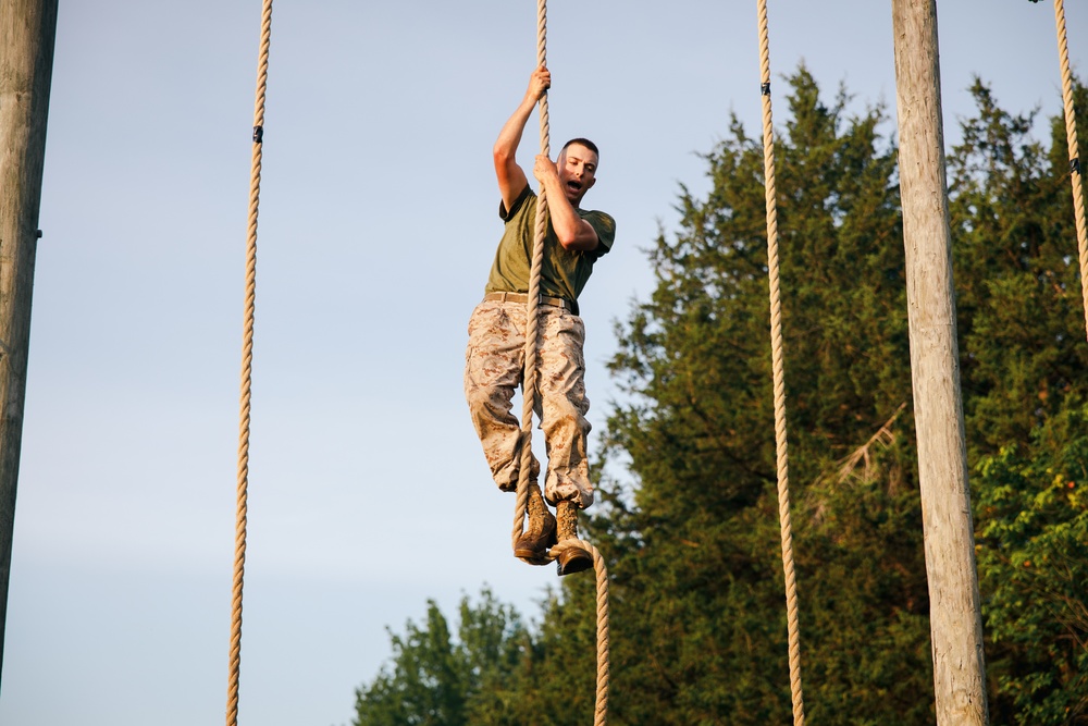 Alpha Company conducts O Course