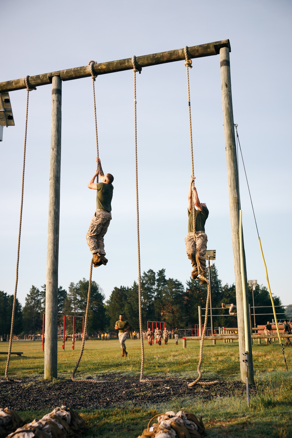 Alpha Company conducts O Course