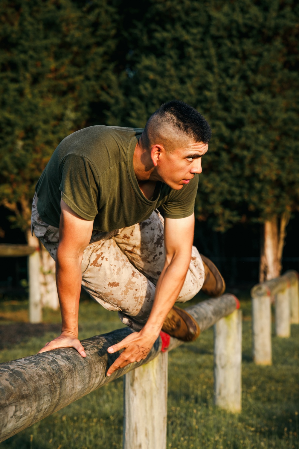Alpha Company conducts O Course