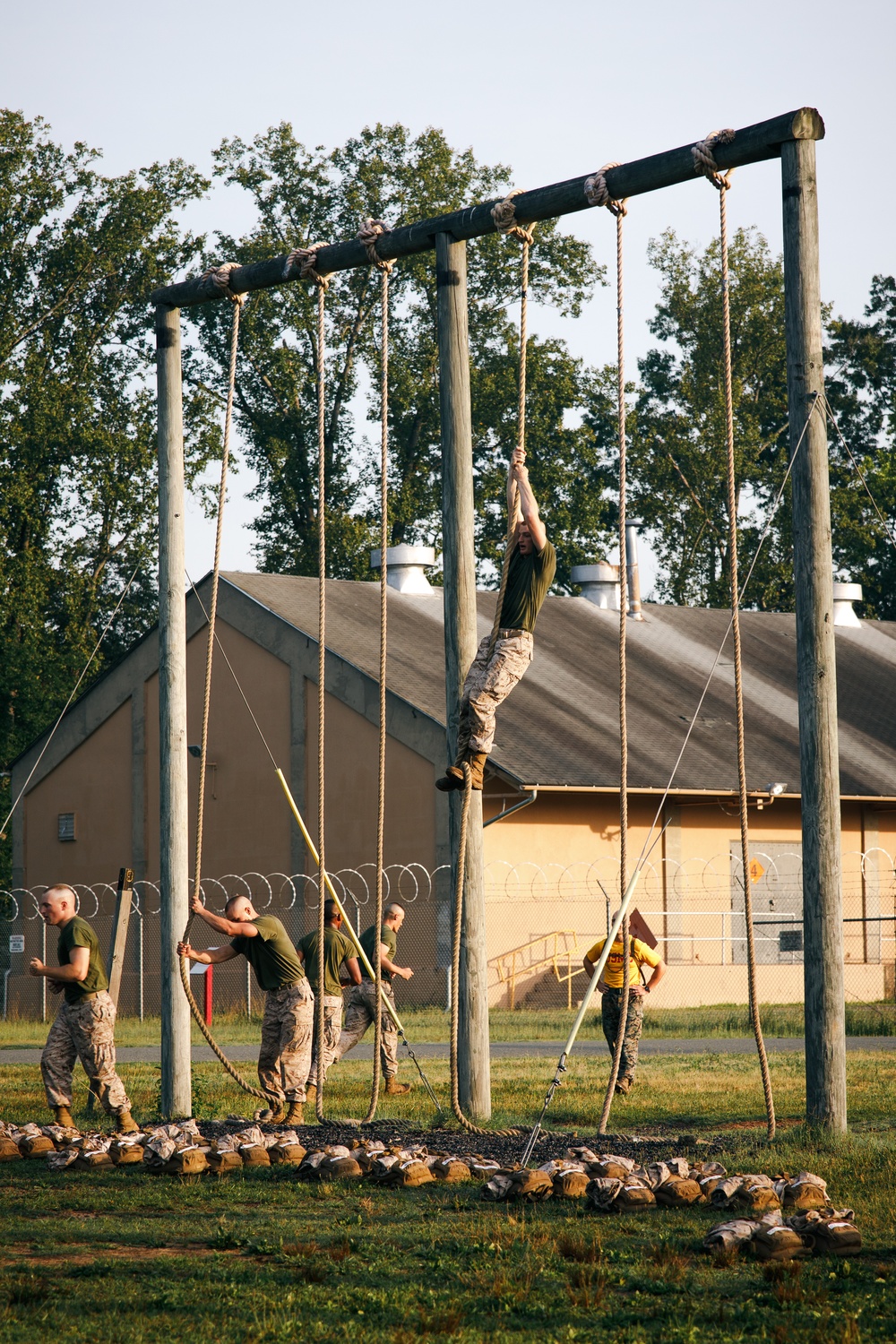 Alpha Company conducts O Course