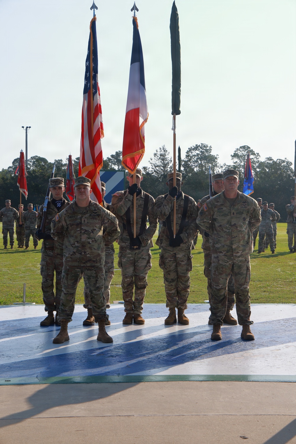 3rd Infantry Division holds uncasing, farewell ceremony