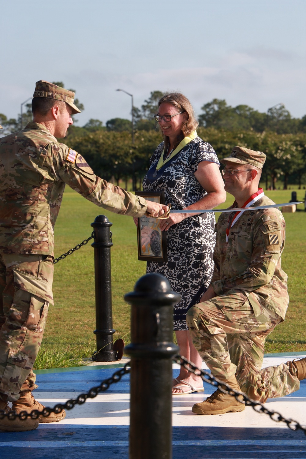 3rd Infantry Division holds uncasing, farewell ceremony