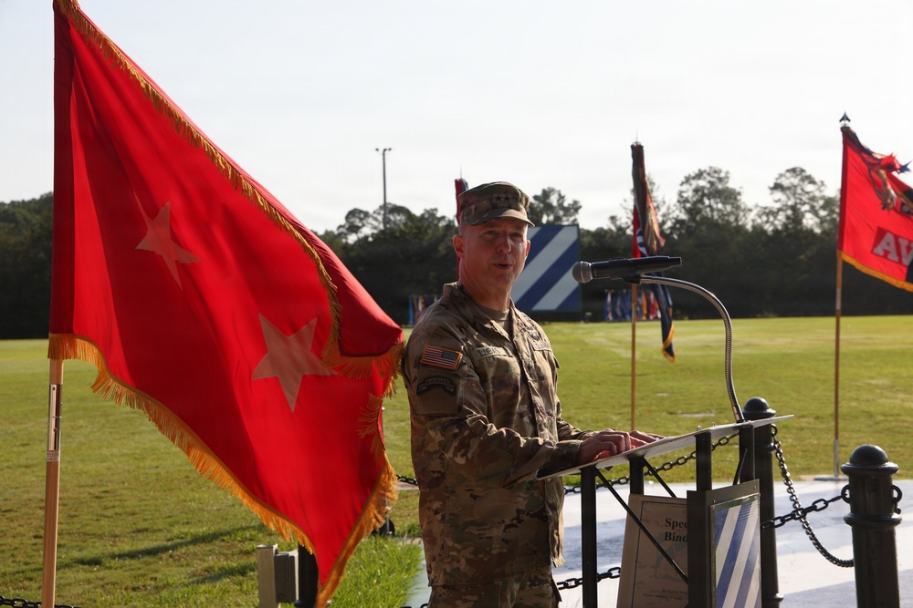 3rd Infantry Division holds uncasing, farewell ceremony