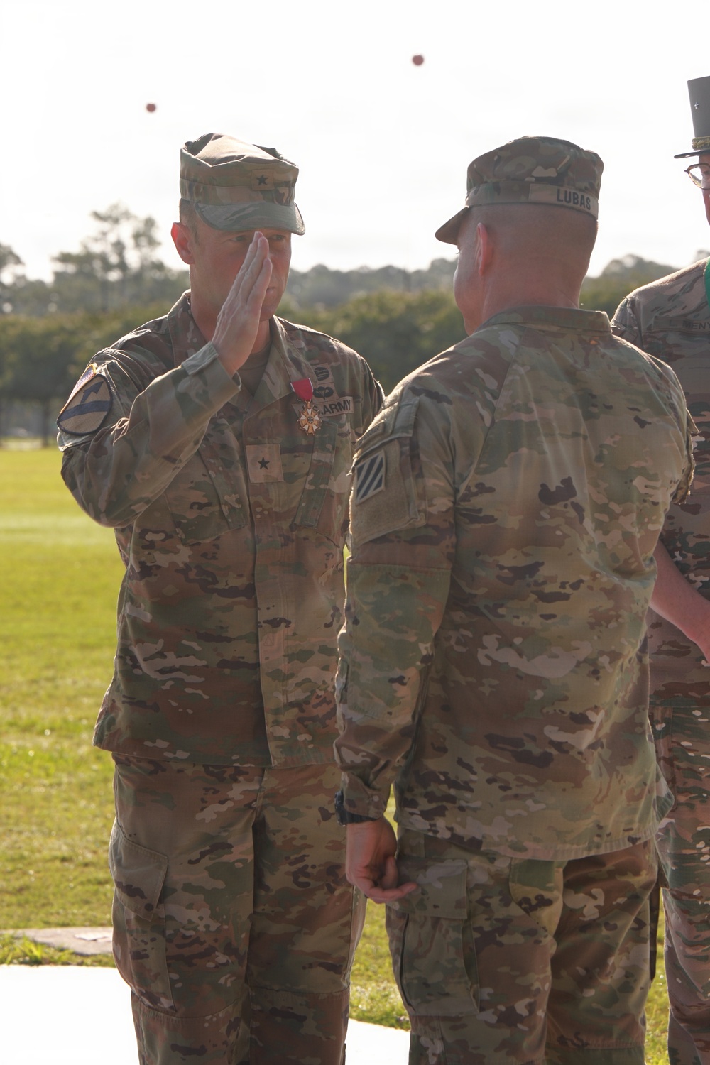 3rd Infantry Division holds uncasing, farewell ceremony
