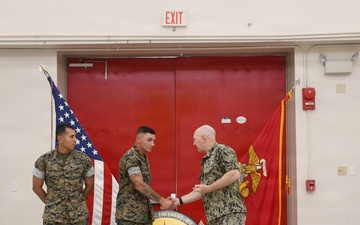 Rear Adm. Faehnle Visits CBIRF, Recognizes Marines for Fire Response