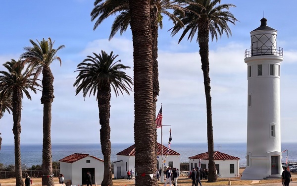 A Century of Light: U.S. Coast Guard and community members celebrate the Point Vicente Lighthouse’s 100 years of service in aiding navigation off our coast.