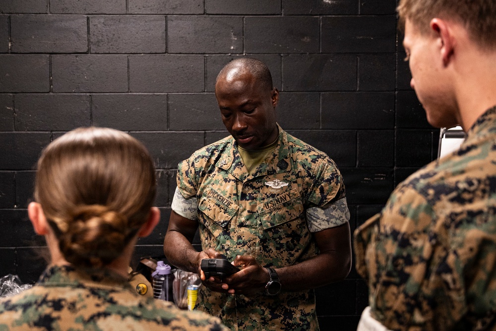OPMED hosts TBI Field Assessment end-user touchpoint with Navy corpsmen, medical officers at Camp Lejeune