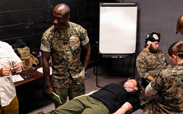 OPMED hosts TBI Field Assessment end-user touchpoint with Navy corpsmen, medical officers at Camp Lejeune