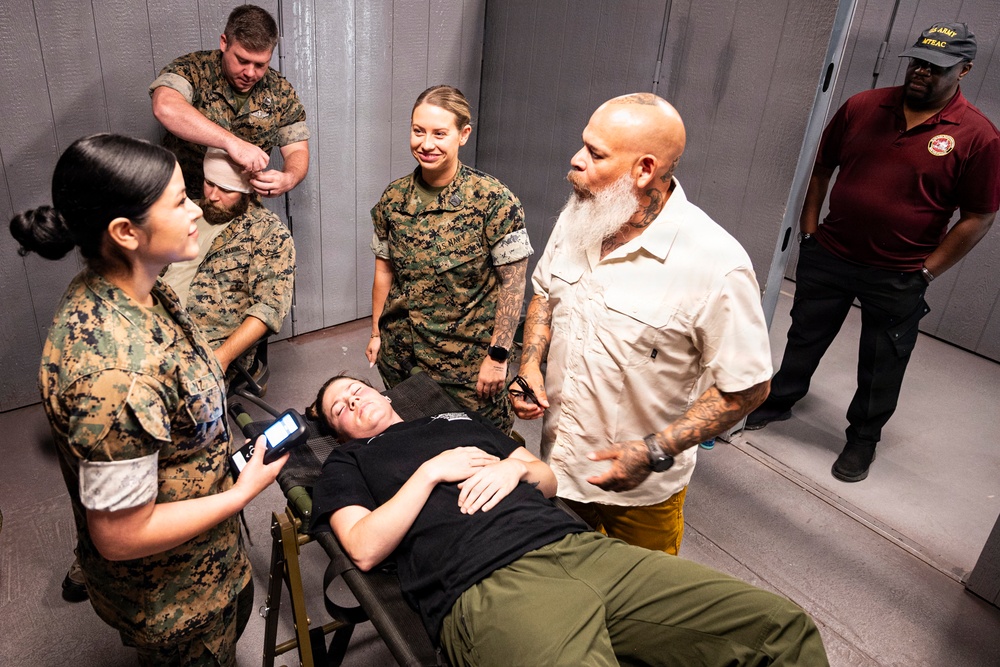 OPMED hosts TBI Field Assessment end-user touchpoint with Navy corpsmen, medical officers at Camp Lejeune