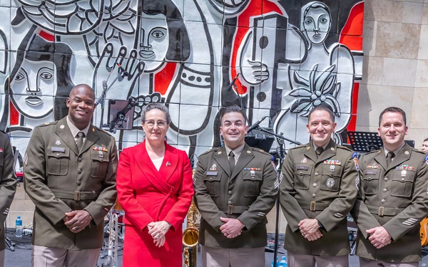 108th AB Performs for USCGA Freedom 250