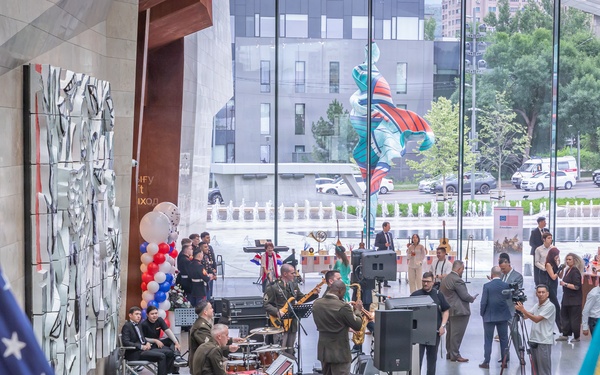 108th AB Performs for USCGA Freedom 250