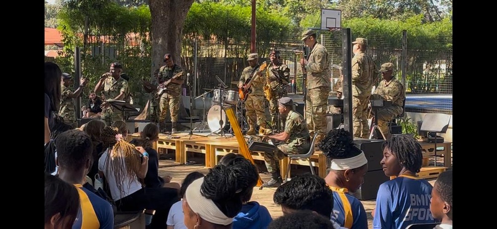 NCNG 440th Army Band Supports SPP Missions in Southern Africa