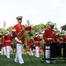 The Commandant, Gen. Eric M. Smith hosts First Sea Lord Commandant General Sir Gwyn Jenkins at a Sunset Parade
