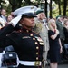 The Commandant, Gen. Eric M. Smith hosts First Sea Lord Commandant General Sir Gwyn Jenkins at a Sunset Parade
