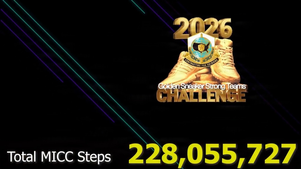 Golden Sneaker 2026 total steps