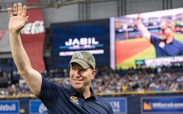 MacDill leaders recognized during Tampa Bay Rays America 250 celebration