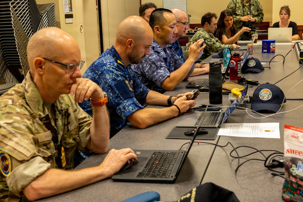 Multinational Partners use NCAGS during RIMPAC 26