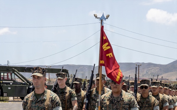 MWSS-372 Change of Command Ceremony
